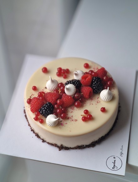 Tort musowy TRUSKAWKA/LIMONKA/BIAŁA CZEKOLADA        6-10 porcji (1)