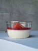 PANNA COTTA WANILIA/TRUSKAWKA- deser w kubeczku- BOX 8 sztuk